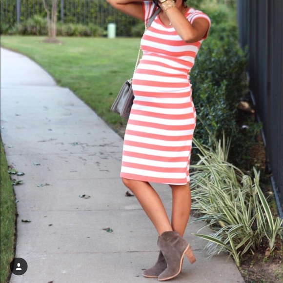 target white maternity dress